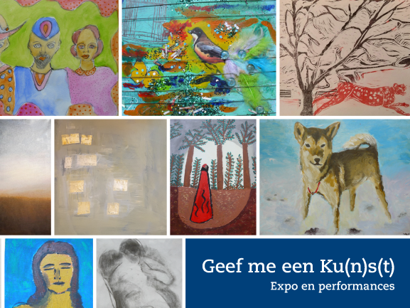 Expo Geef me een Kunst Herstelhuis UPC KU Leuven  9 en 10 oktober 2021