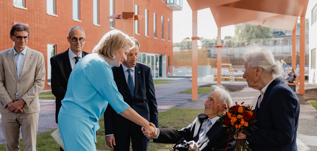 Bezoek koningin Mathilde aan Oudreach 25 juni 2024 UPC KU Leuven